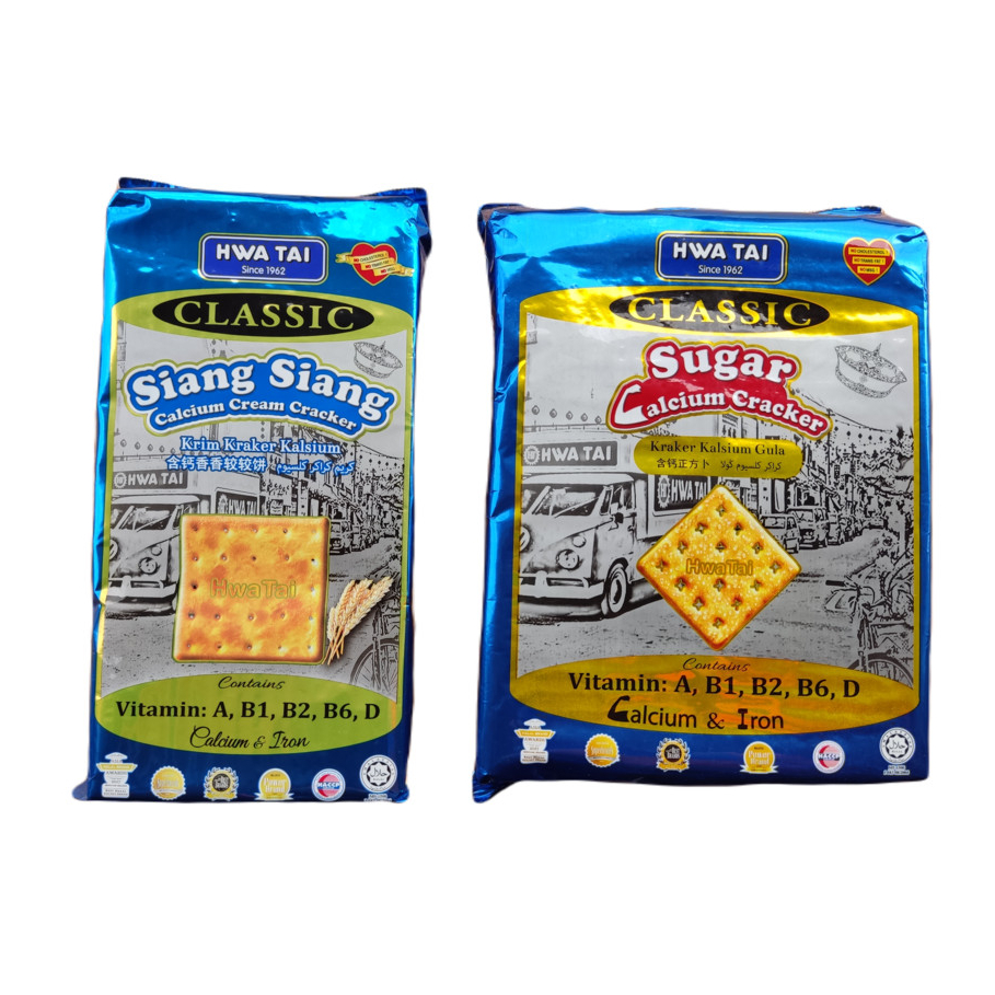 HWA TAI ครีม/ซูการ์แครกเกอร์ Cream/Sugar Cracker 300-400 กรัม แครกเกอร์ยอดนิยม
