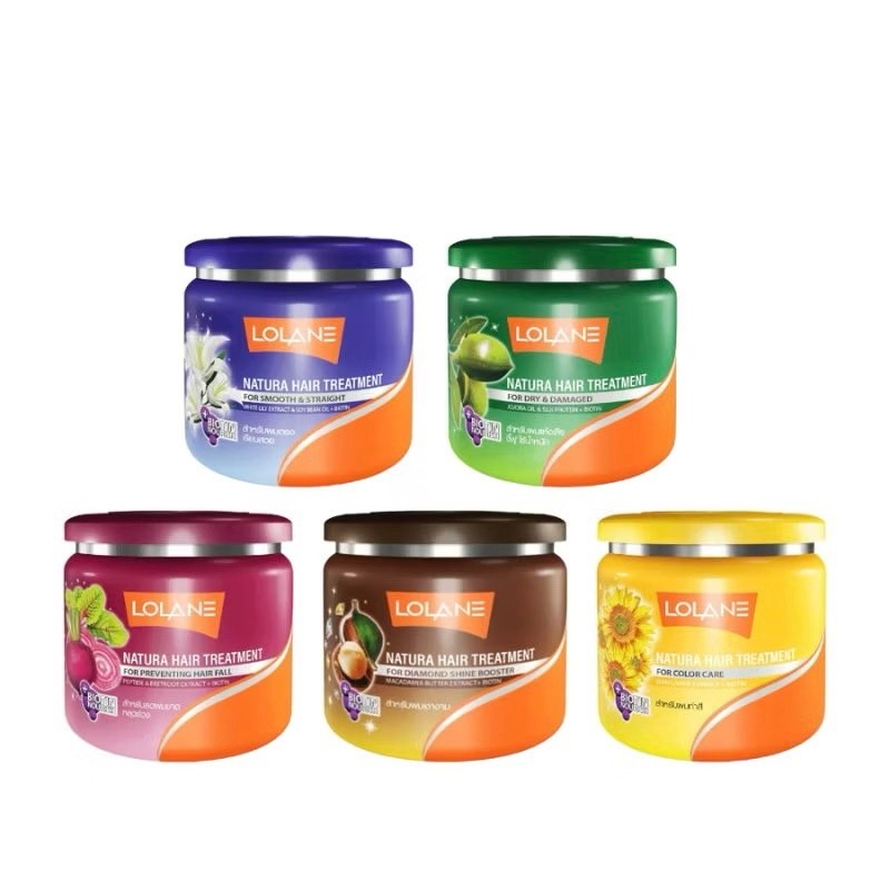 โลแลน เนทูร่า ทรีทเม้นท์  Lolane Natura Hair Treatment ทรีทเม้นท์บำรุงเส้นผม มี 5 สูตร