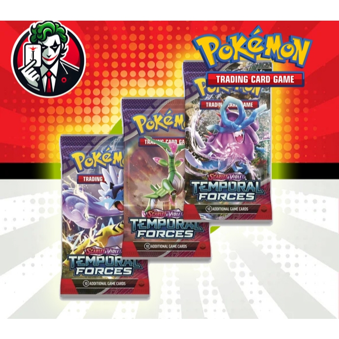 (แยกซอง) Pokemon TCG ENG Temporal Forces Booster Pack