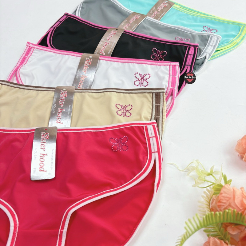 356#Sisterhoodกางเกงในทรงสปอร์ตผ้านุ่มลื่นเอวกลาง - รูปที่ 7