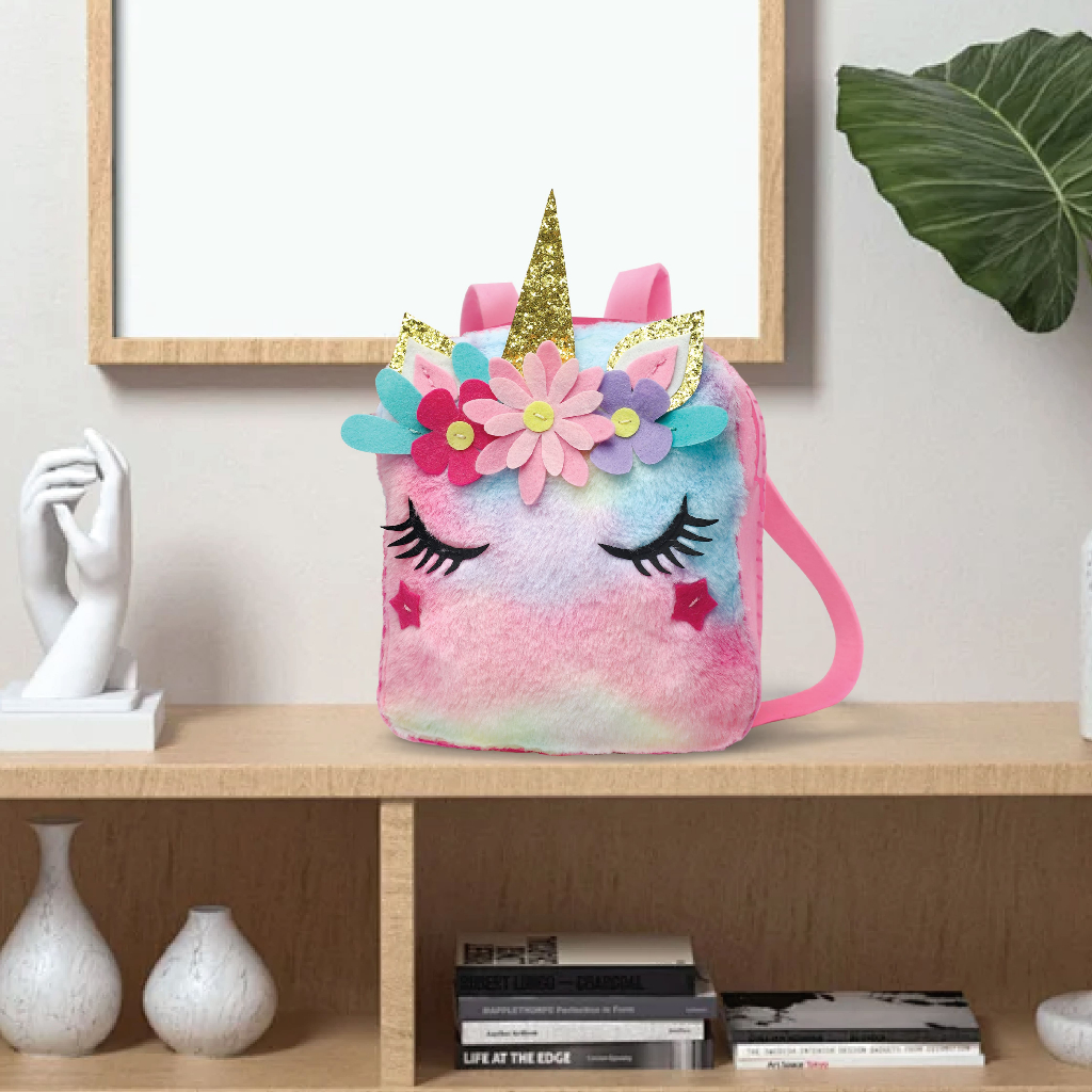 Sew-Star ชุดทำเป้สะพายหลังน้องขนฟู DIY ยูนิคอร์น (Furry Backpack) งานฝีมือ ราคา ถูกที่สุด ดีลบีเคเค แกลเลอรีภาพที่ 6