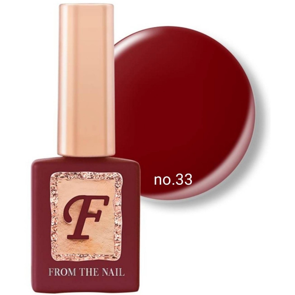 แยกขาย สีเจลเกาหลีFROM สีแดงRed #33 ของแท้นำเข้าจากเกาหลี พร้อมส่ง