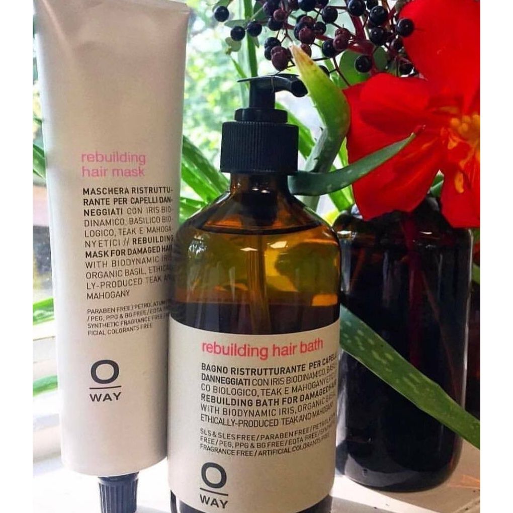 OWAY Rebuilding Hair Bath /Mask ผลิตภัณฑ์สำหรับเส้นผมที่หยาบ และแห้งเสียอย่างหนักจากการทำเคมีซ้ำซ้อน