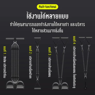 BG ELASTIC RESISTANCE SET ยางยืดโยคะออกกำลังกาย รุ่น 6020 มีให้เลือกหลายสี หลากหลายขนาด