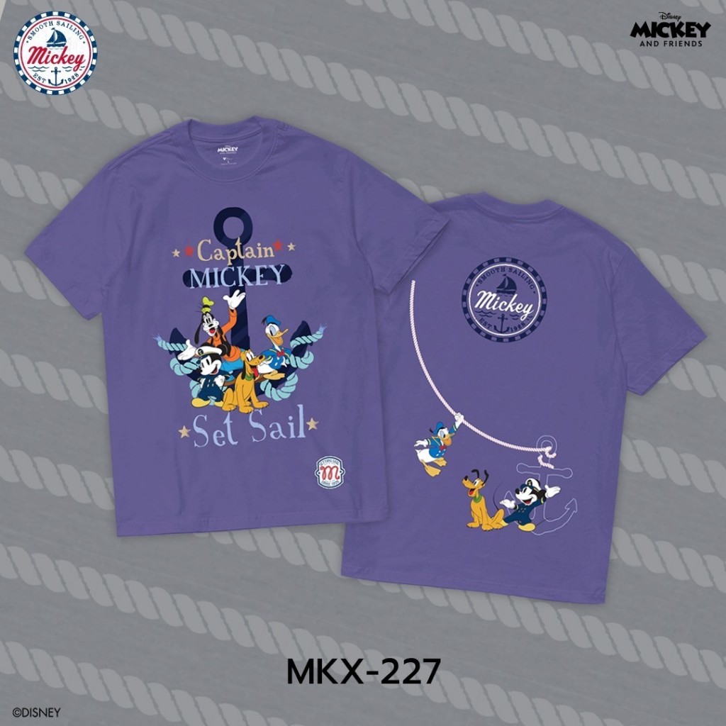 Power 7 Shop เสื้อยืดการ์ตูน “Mickey Mouse & Friends” ลิขสิทธ์แท้ DISNEY (MKX-227) – โปรปัง