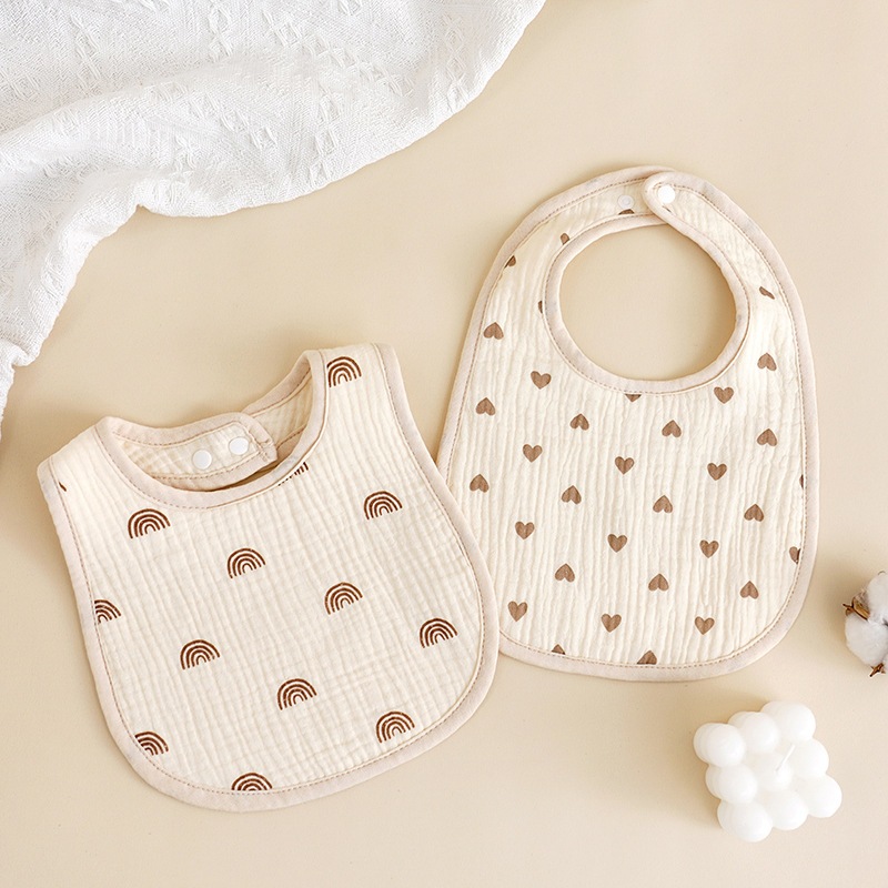 ผ้ากันเปื้อนเด็กสีออร์แกนิค ด้านในกันน้ำ NH272 - รูปที่ 5