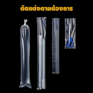 ถุงบรรจุภัณฑ์หลอดยาว บรรจุภัณฑ์พลาสติก PE ถุงปากเรียบ PE 1kg/170m ฟิล์มพลาสติกใสสำหรับบรรจุภัณฑ์