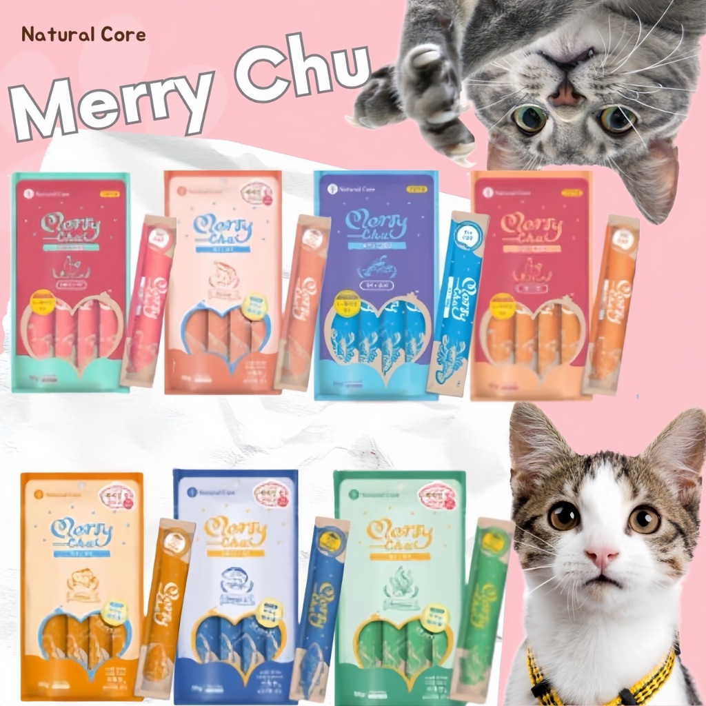 Natural Core Merry Chu 🐱 ขนมเเมวเลีย จากเกาหลี