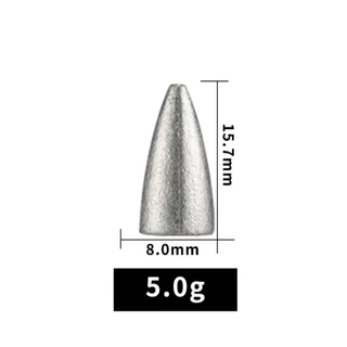 ตะกั่วตกปลาหน้าดิน ตะกั่วหัวจรวด ขนาด 5-40g ราคาสบายกระเป๋า