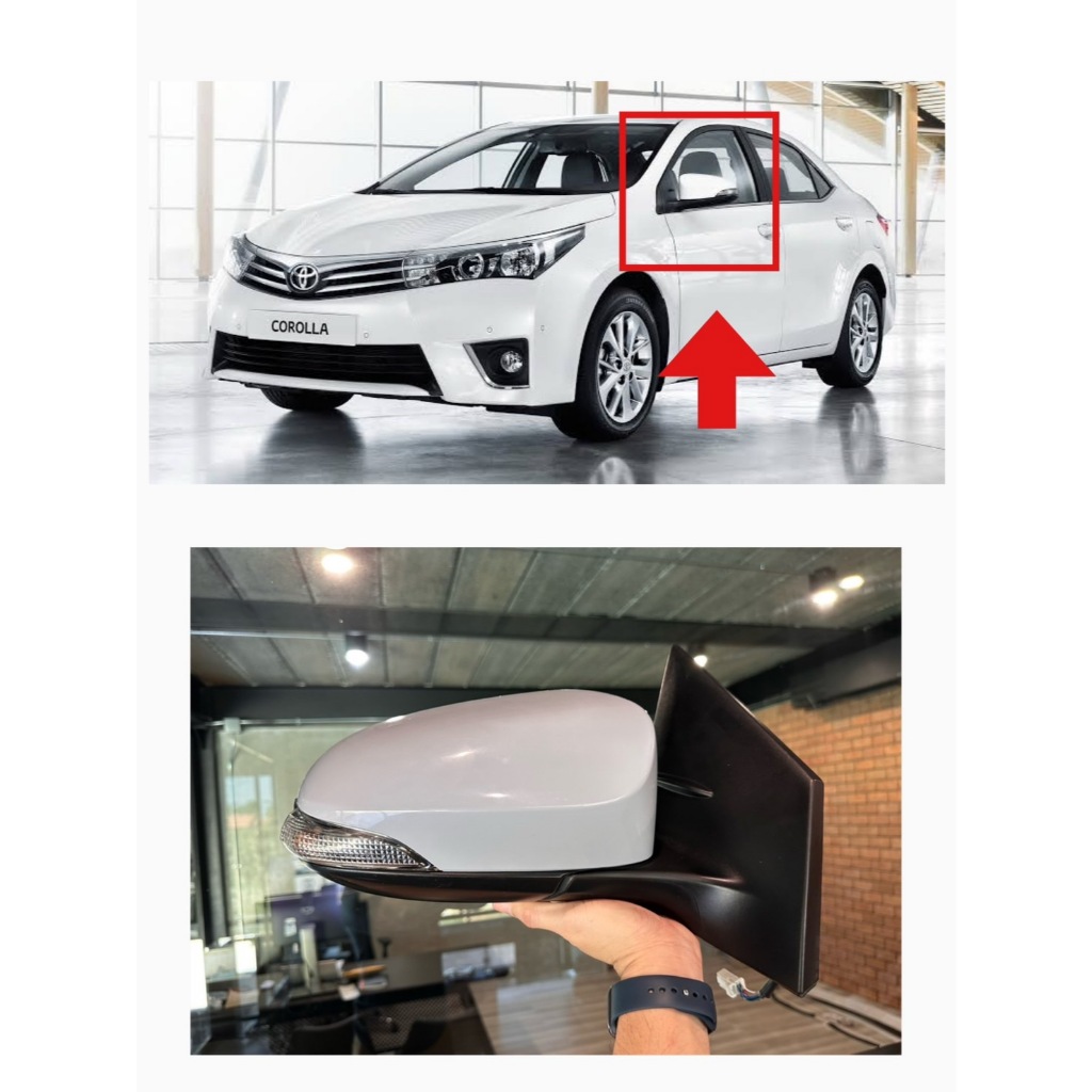 ของแท้ กระจกมองข้าง Toyota Corolla Altis โตโยต้า อัลติส ปี 2014