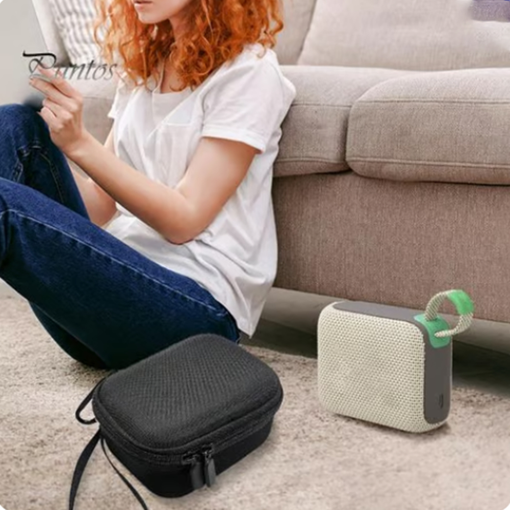 กระเป๋าลำโพงJbl Go4 กระเป๋าเนื้อแข็งอย่างดี แถมฟรี! สายคล้องและคลิปขอเกียว พร้อมส่ง JBL Go4 Case