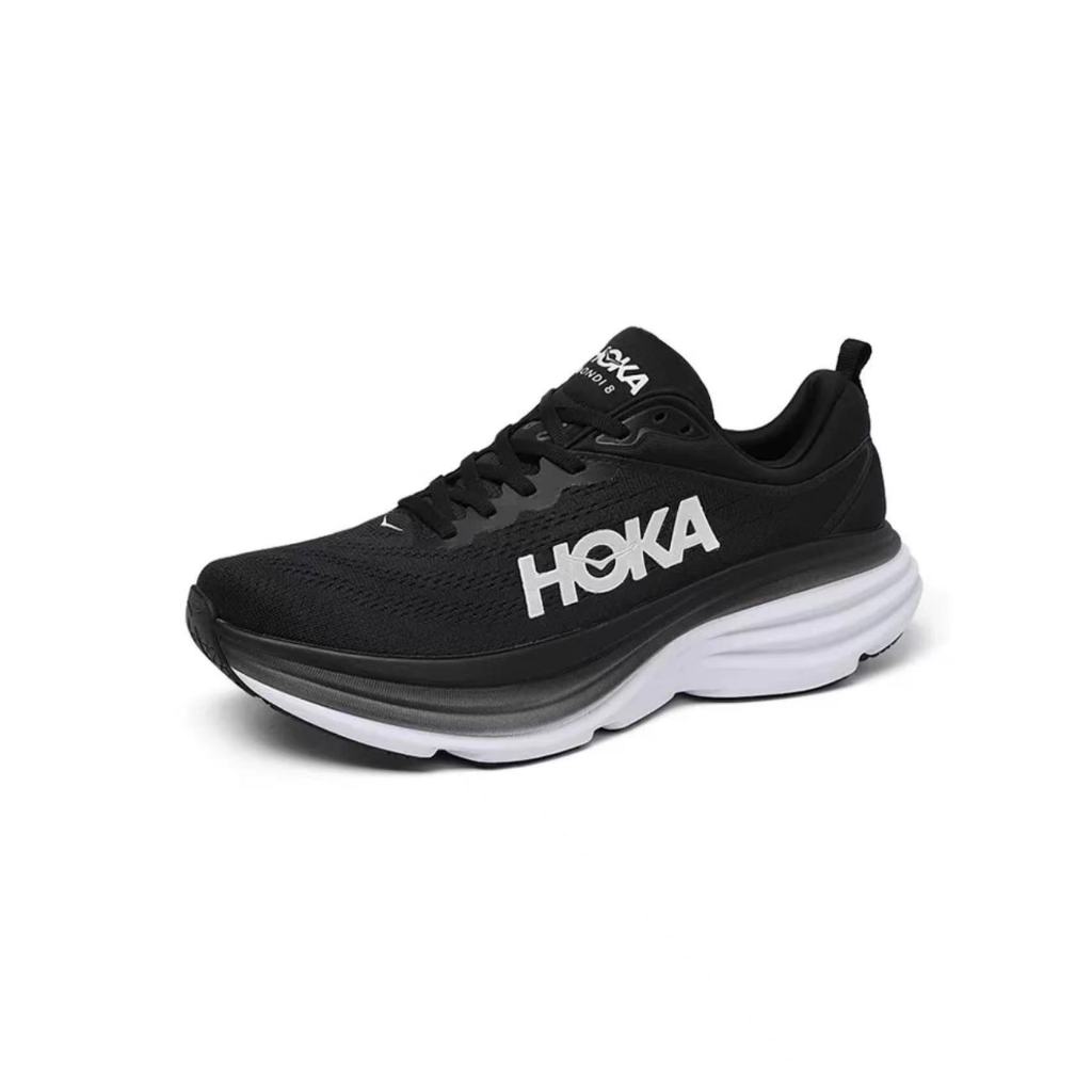 รองเท้าของแท้ HOKA  ONE ONE Bondi 8 รองเท้าผ้าใบสำหรับผู้ชาย และผู้หญิง - รูปที่ 3