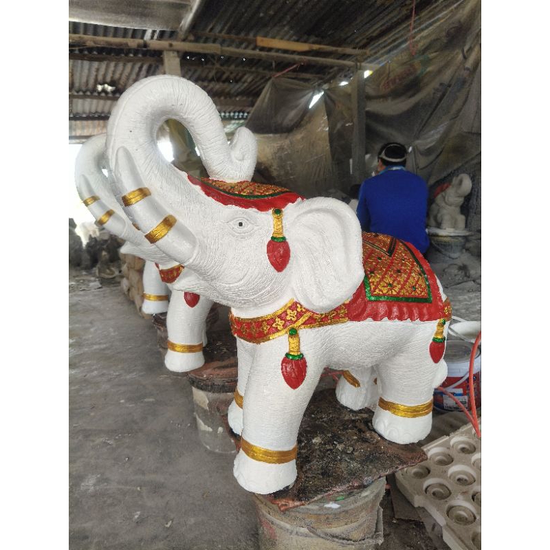 ช้าง ม้ามงคล สูง 65 cm ลำตัวยาว 65 cm ตัวละ (กรุณากดสั่งซื้อครั้งละ 1 ตัวครับ)