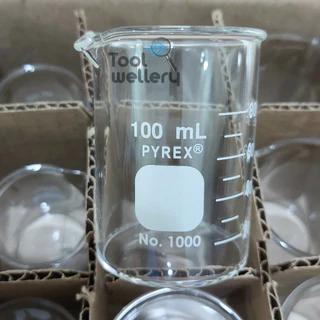 บีกเกอร์แก้ว Pyrex เยอรมัน 250ml, 100ml, 250ml, 600ml