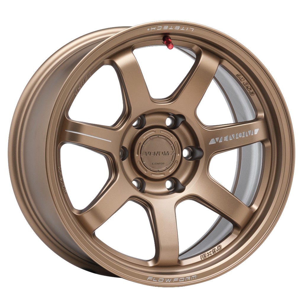 Lenso Wheel Venom VT7 ขอบ 18x9.0" 6รู139.7 ET+00 สีBZT ล้อแม็ก เลนโซ่ lenso18 แม็กขอบ18