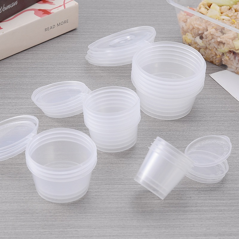 ถ้วยน้ำจิ้มฝาติด 1.5oz. (ลัง 1000 ชุดพร้อมฝา) P1.5 ใส่เครื่องปรุง ใส่น้ำจิ้ม ซอส ใช้แล้วทิ้ง - รูปที่ 3