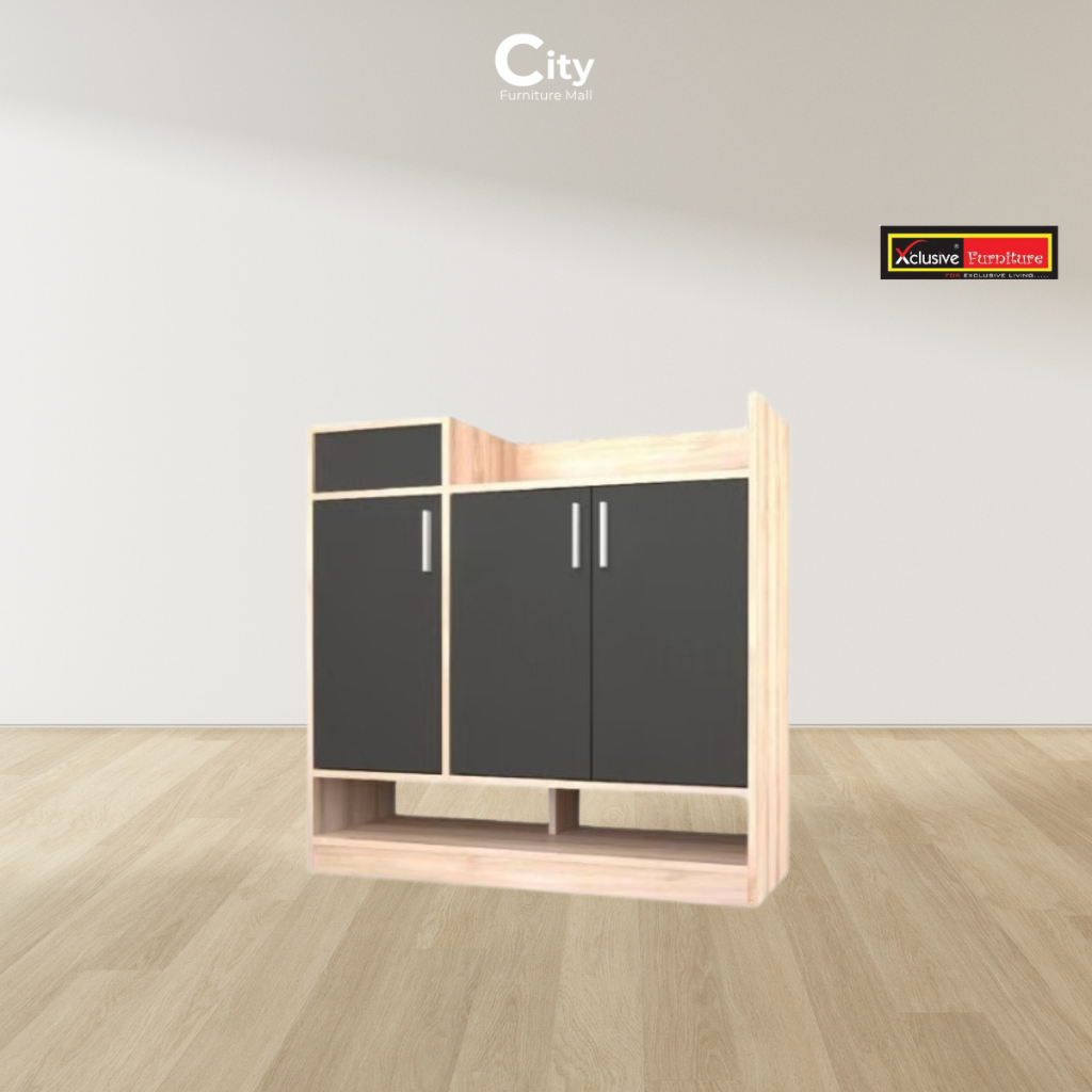 Xclusive ตู้รองเท้า 3 บานเปิด WS-902