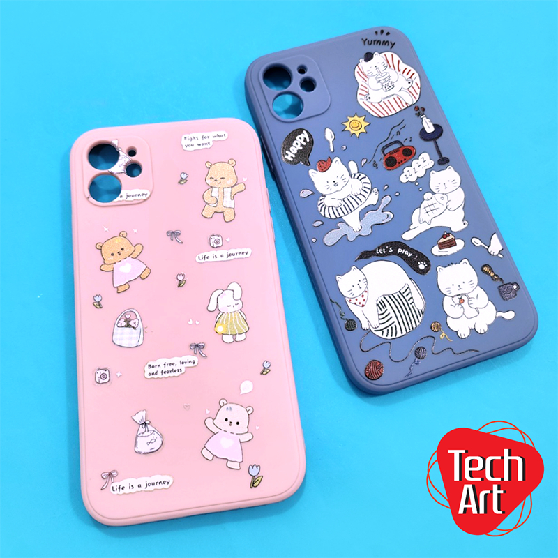 เคสนิ่มลายน้องหมา แมว Oppo A3x A17 A31 A93 Reno4 5 VivoV40 V40Lite Y11/Y12/Y15/Y17 Y19s Y20/Y20s/Y12