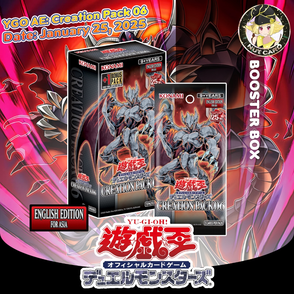 [Yugioh] OCG English Edition for Asia [AE]— Creation Pack 06 Booster Box