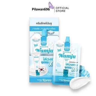 Numju ซองสีฟ้า ครีมทารักแร้นัมจู (ของแท้) แบบพกพา ขนาด 7 กรัม. 1