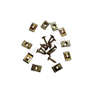 น็อต + กิ๊ฟ ชุดสี เกลียวปล่อย HONDA M4 เบอร์ 6 ขนาด 4X16 มิล…