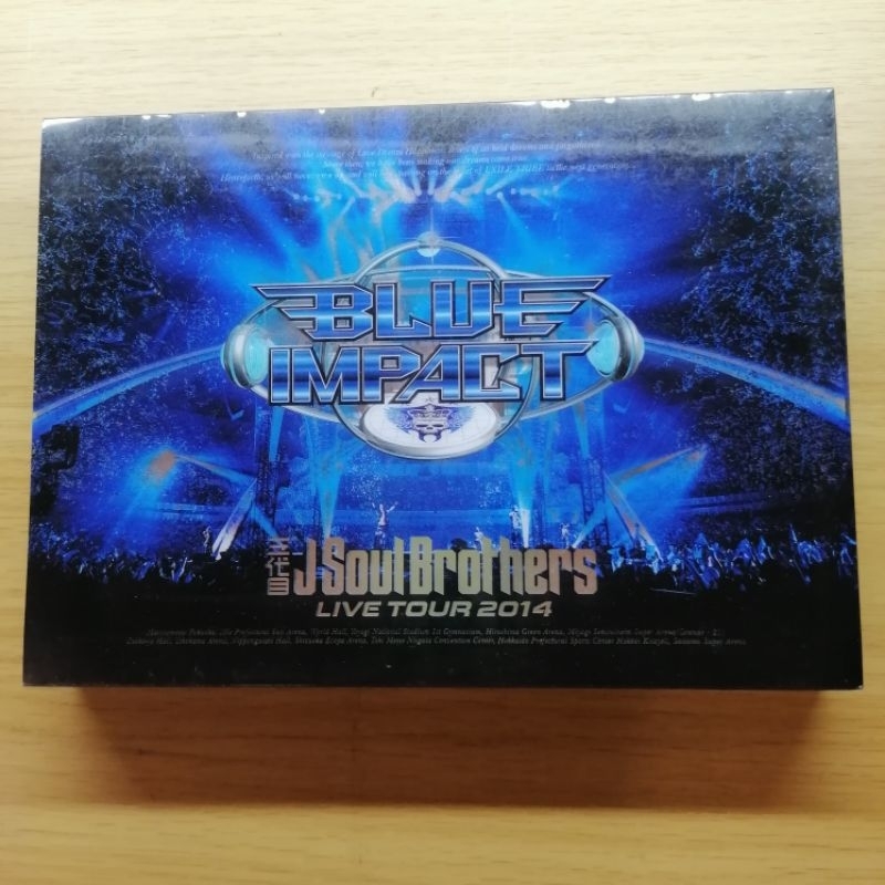 DVD​  Blue Impact​ - J Soul Brothers Live tour 2014  "2 Disc"  Japan (มือสอง)