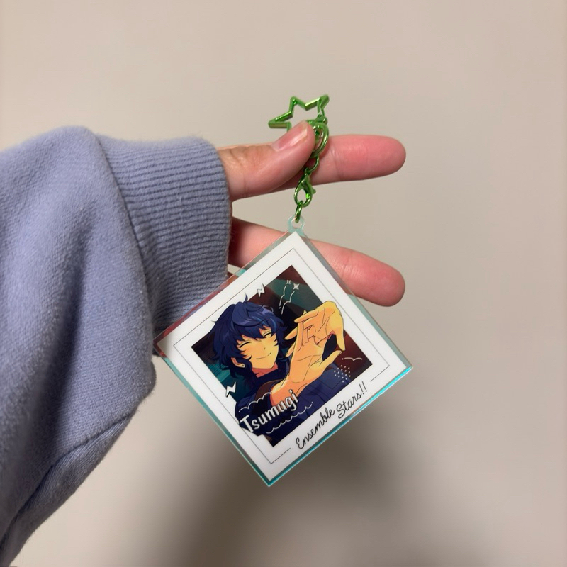 (งานแท้ สินค้ามือสองจากญี่ปุ่น) สแตนดี้ อะคริลิค  อนิเมะ การ์ตูน อันสึตะ Tsumugi Aoba Ensemble Stars