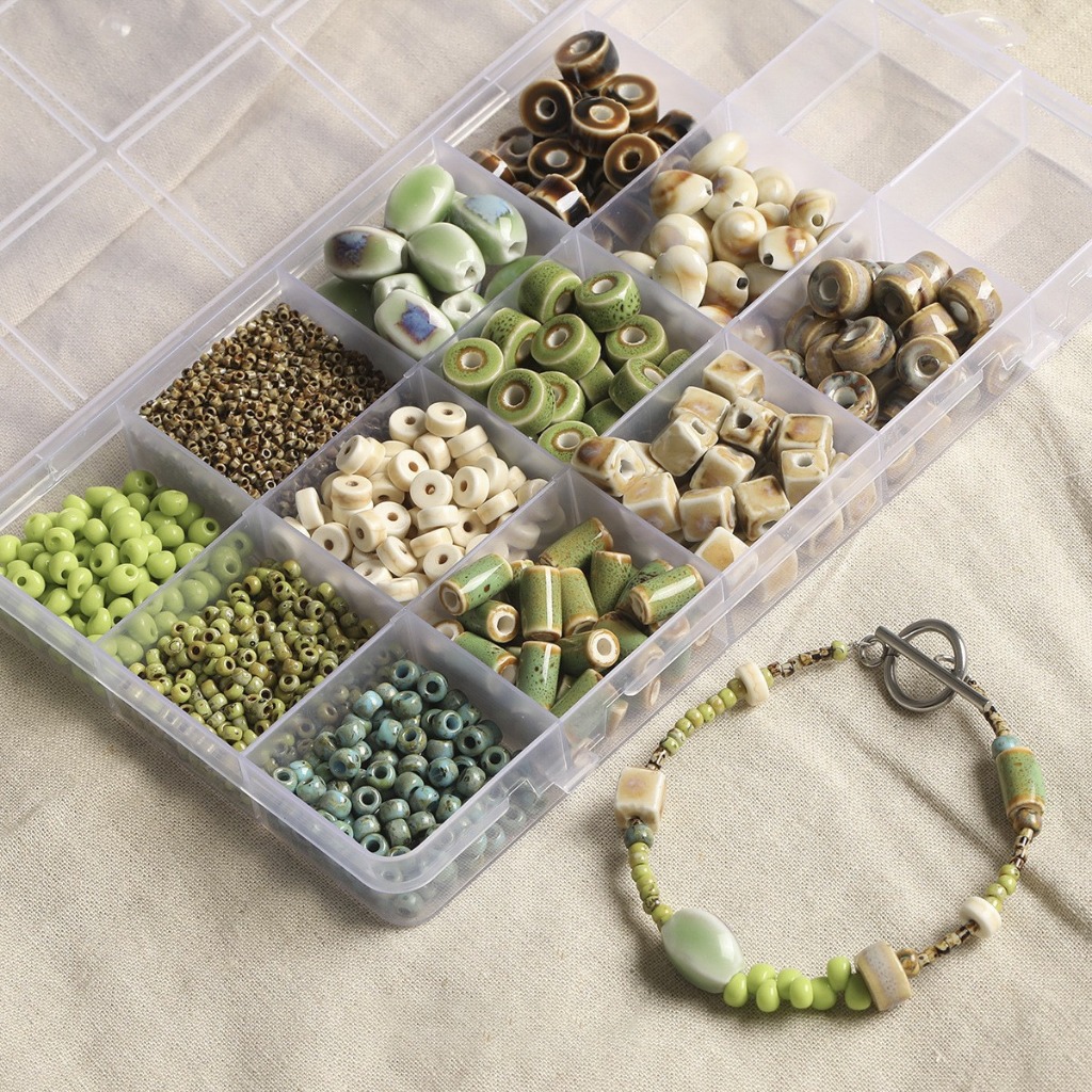 2pcs retro ceramic beads Rice beads Drop diy accessory material Bag bracelet necklace mobile phone c