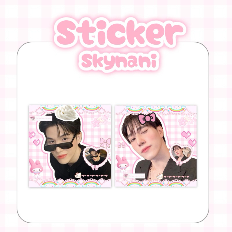 sticker Skynani สติ๊กเกอร์สกายนานิ | 1แพ็ค/10ชิ้น | พร้อมส่ง