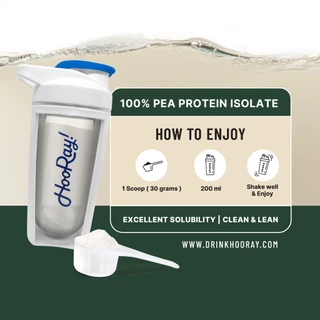 Hooray! PEA Protein Isolate ขนาด 908g. โปรตีนพืช สกัดจากถั่วลันเตา