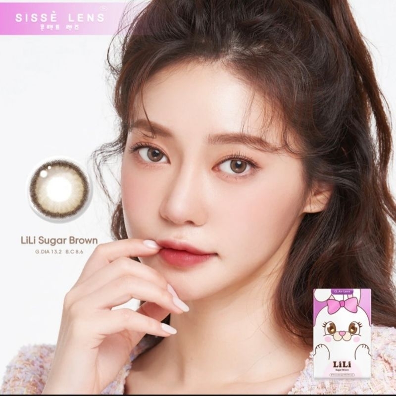 Sisse lens รุ่น LILI SERIES สี Sugar Brown คอนแทคเลนส์เกาหลี(รายเดือน)