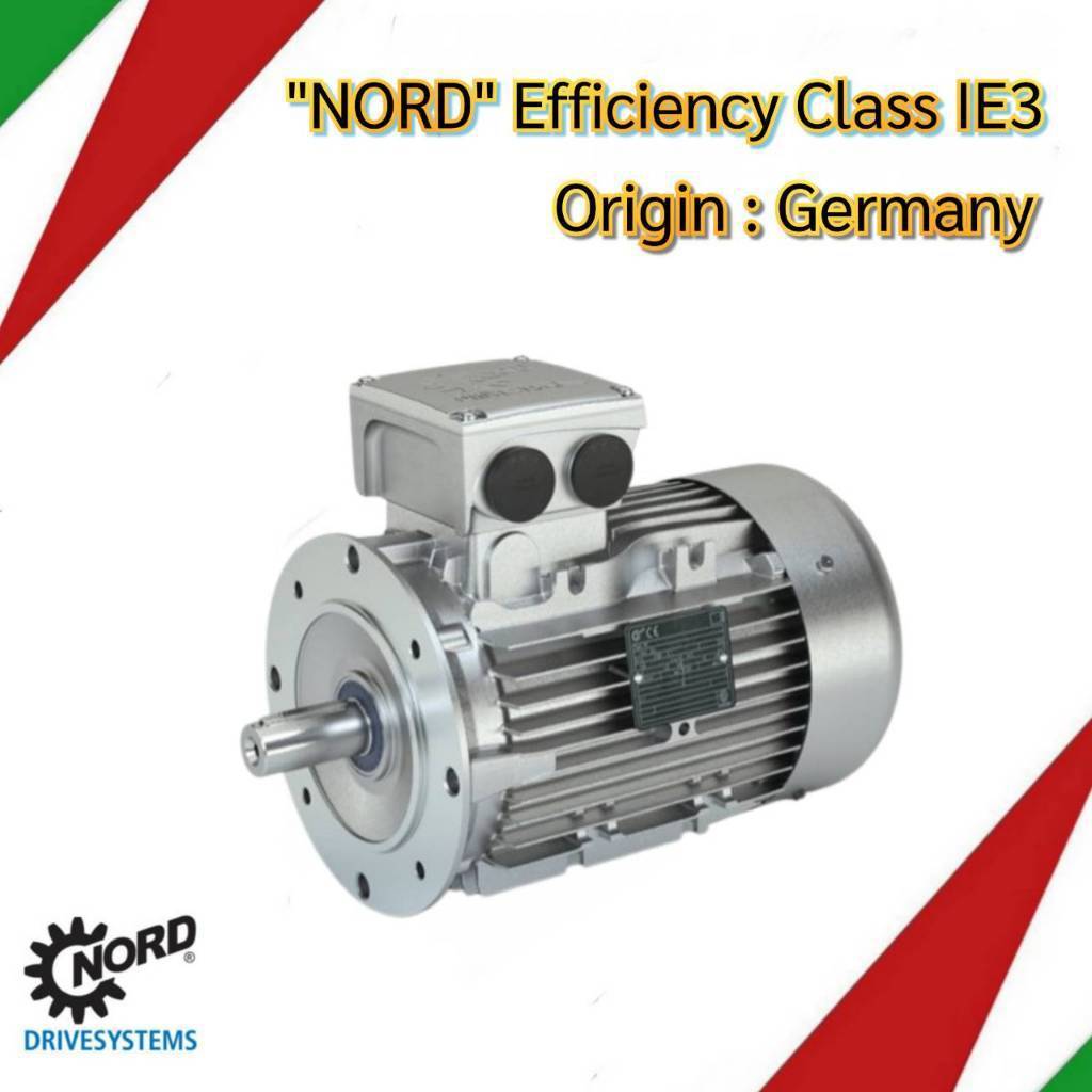 NORD Efficiency Motor Classes IE3.,Power 0.75KW/1HP.,4Pole.,220/380Volt.,50Hz.,3PH.,B5