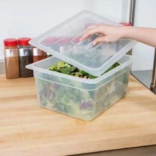 CAMBRO กล่องเก็บวัตถุดิบพลาสติกPP Food Grade ทนร้อน-เย็น กล่องใส่อาหาร กล่องถนอมอาหาร GN1/2 (32.5x26.5ซม) CAM1-2