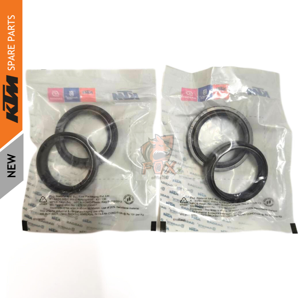 ซีลโช๊คหน้า ของแท้ ชุดซ่อมซีลโช๊คหน้า KTM DUKE RC 200/250/390 KTM 390ADV Fork SEAL อะไหล่แท้