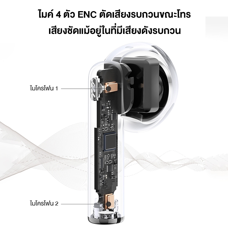 Haylou X1 Plus หูฟังบูทูธ บลูทูธ 5.4 หูฟังไร้สาย  สําหรับเล่นกีฬา ลดเสียงรบกวน HD Music