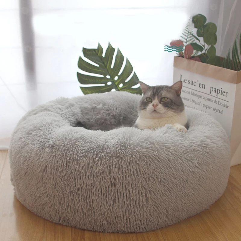 ที่นอนแมว ที่นอนสุนัข ที่นอนน้องแมว🐱ที่นอนสัตว์เลี้ยง*โดนัท*ขนนุ่ม นุ่มสบาย นุ่มฟู 🍭🍩ที่นอนหมา สัตว์เลี้ยงชอบ Thai🚛