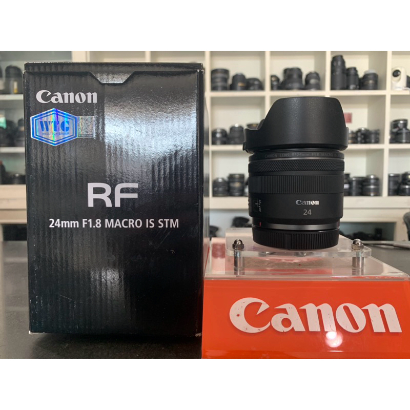 Canon RF 24mm  F1.8  Macro is STM   อดีต0    ครบกล่อง