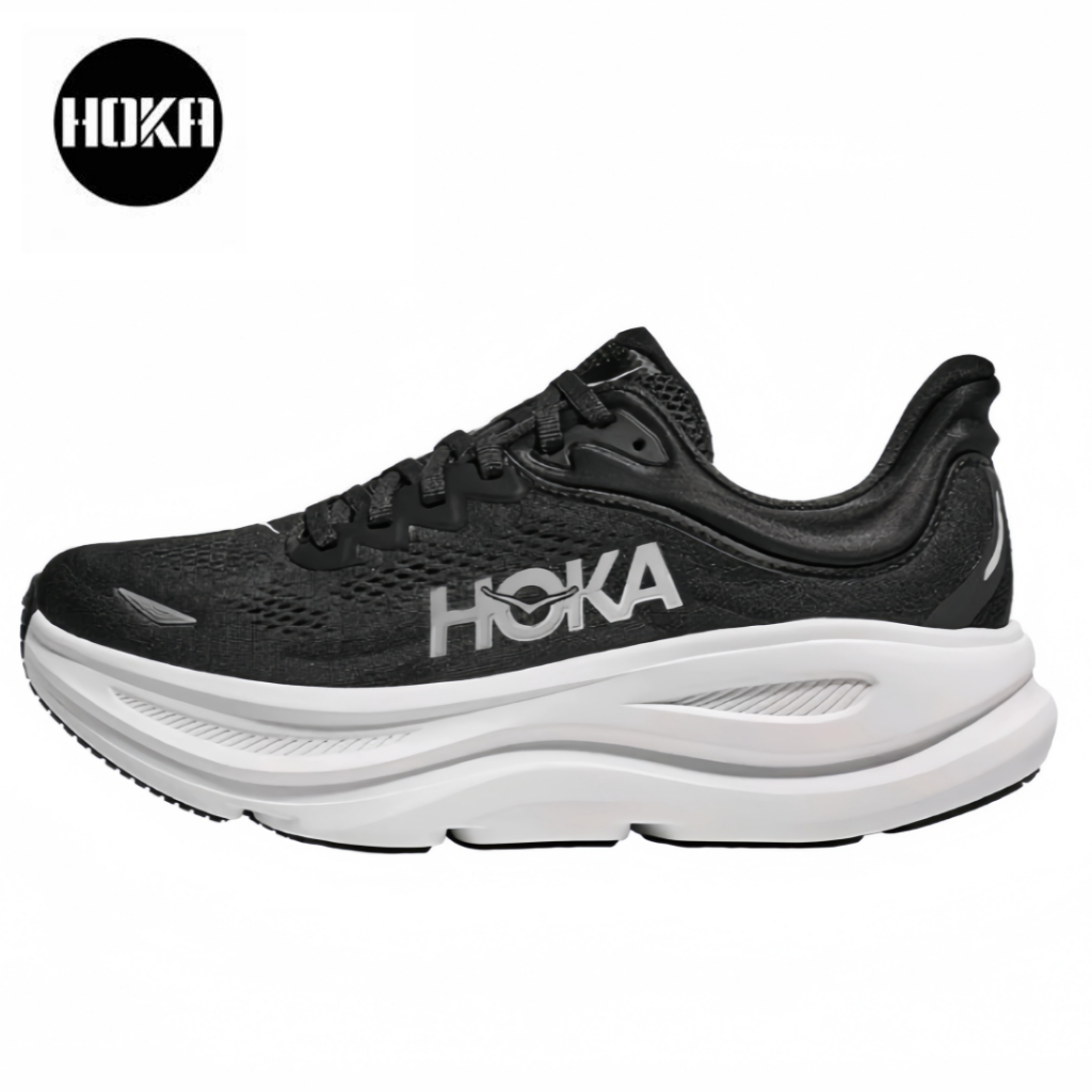 HOKA ONE ONE Bondi 9 ของแท้ 100 % ขาว - ดำ