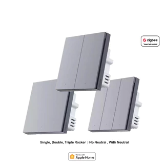 Aqara Wall Switch H1 สวิตช์อัจฉริยะ รองรับ 1/2/3 ปุ่ม รุ่น With Neutral | วัดพลังงาน | สั่งงานผ่านแอป