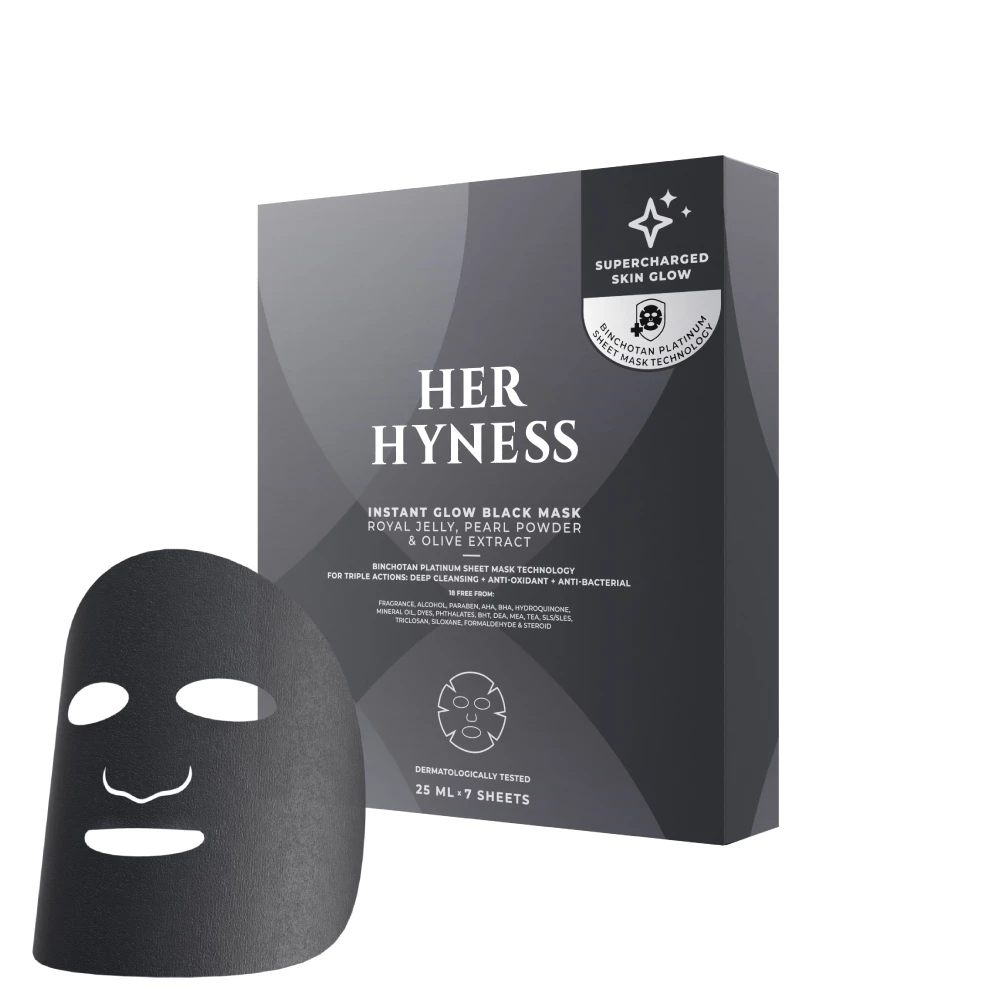 HER HYNESS INSTANT GLOW BLACK MASK มาส์กดำ ลดรอยสิว thumbnail 10