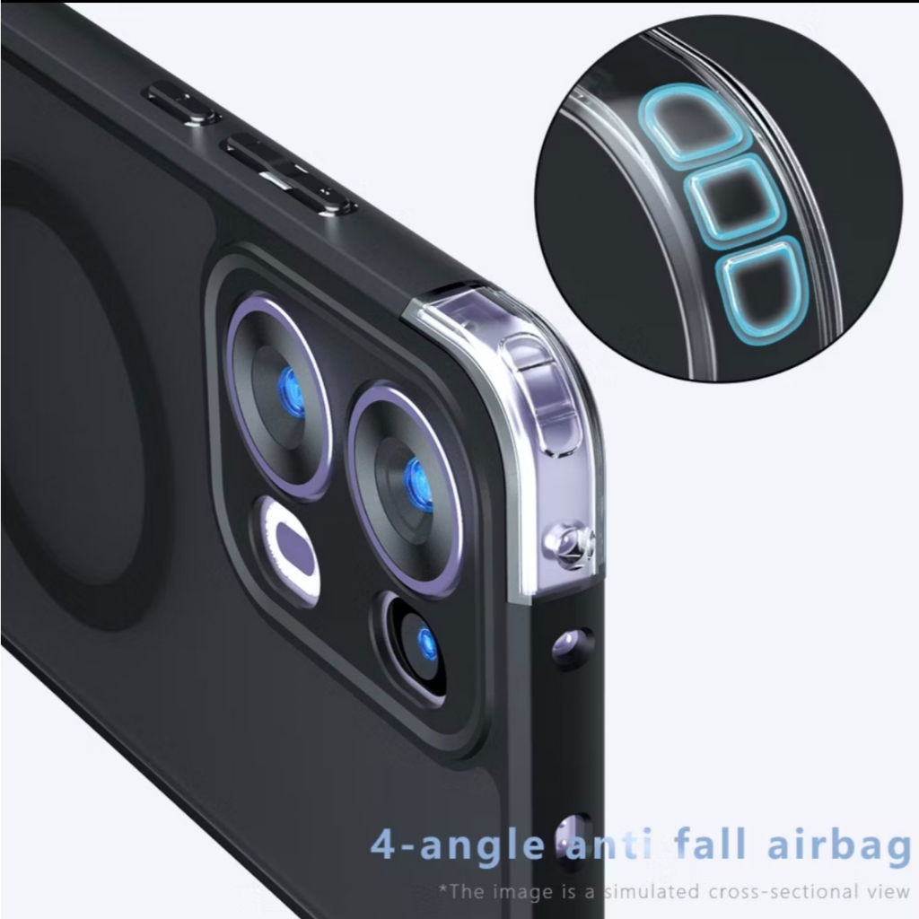 เคส OPPO Reno 14 Pro / 13 Pro / 14F 13F / 15 Pro มีแม่เหล็ก กันกระแทก ฝาหลังแข็ง Frosted Case ราคา ถูกที่สุด ดีลบีเคเค แกลเลอรีภาพที่ 8