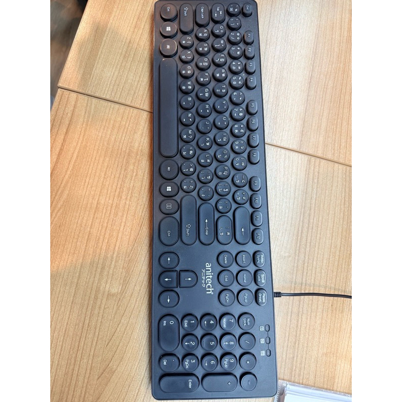 คีย์บอร์ด anitech ส่งต่อ #มือสองไม่มีผลต่อการใช้งานใดๆ#ส่งฟรี