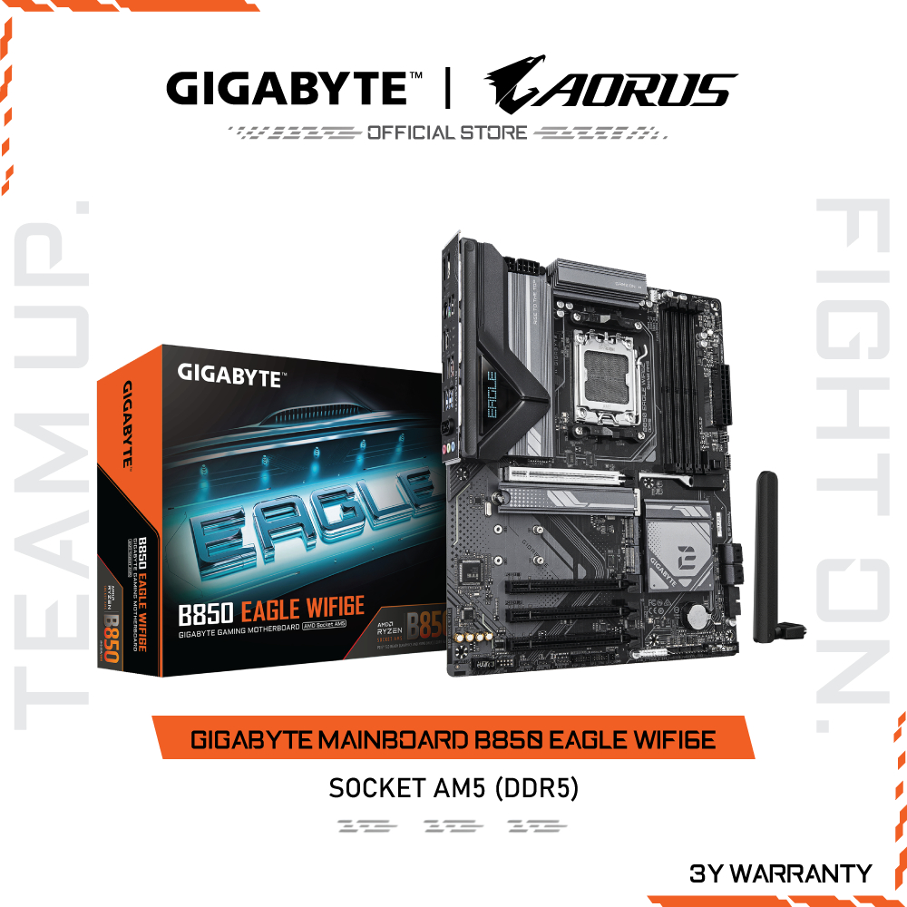 GIGABYTE MAINBOARD B850 EAGLE WIFI6E เมนบอร์ด B850 EAGLE WIFI6E-REV1.0