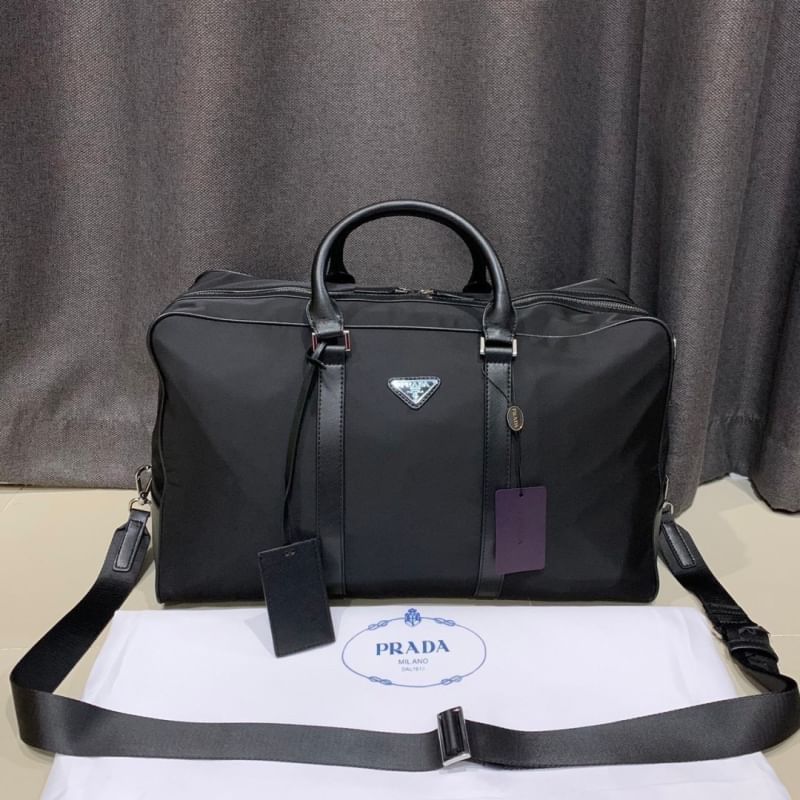 กระเป๋า Prada Re-Nylon and Saffiano leather duffle *