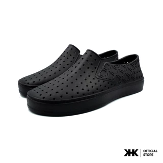 KHK SHOES รุ่น KHK ONE - BLACK สีดำ รองเท้ายาง EVA evashoes กันน้ำ คัทชูยาง