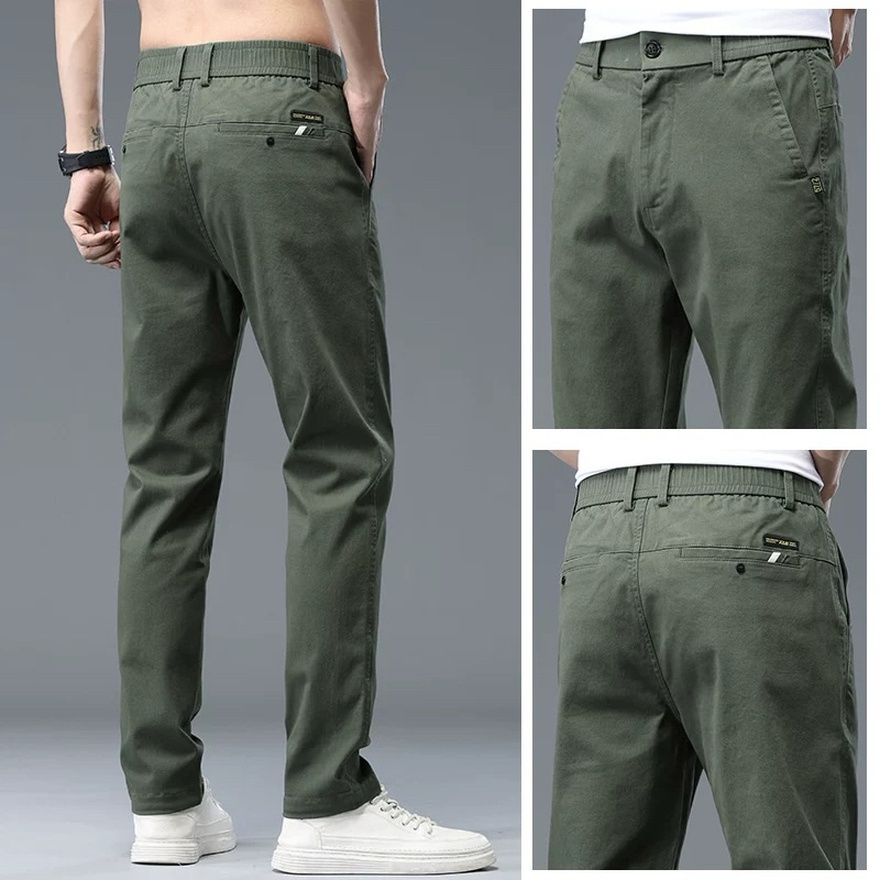 กางเกงขายาวเอวยางยืด (size 30-40) งานป้าย พร้อมส่ง ราคา ถูกที่สุด ดีลบีเคเค แกลเลอรีภาพที่ 3