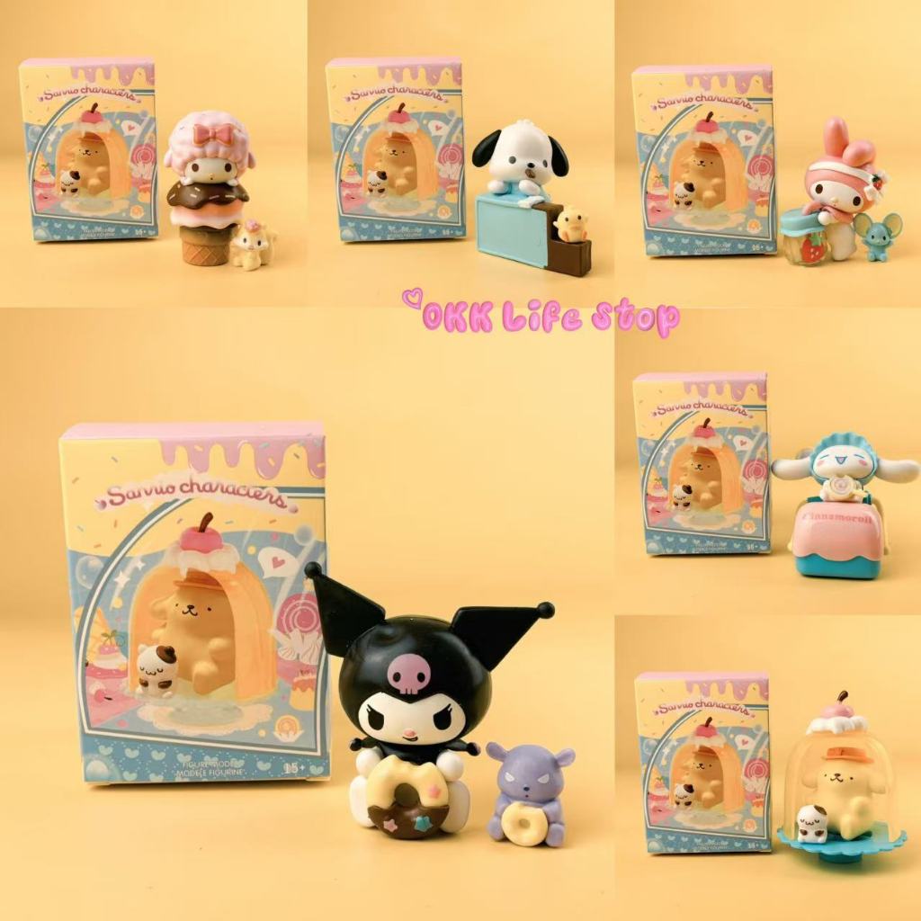 OKK Life Stop(A033)*พร้อมส่งในไทย*โมเดลฟิกเกอร์ sario สุดน่ารักปุ๊กปิ๊ก สำหรับตกแต่งห้อง/โต๊ะทำงาน - รูปที่ 2