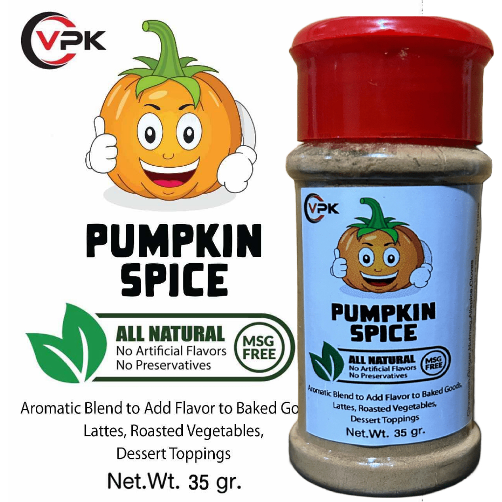 Pumpkin Spice, Pumpkin Pie Spice 35gr-Aromatic Blend to Add Flavor to Coffee Roasted Vegetables, Des