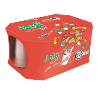 เจเล่ไลท์เฟรชชี่ มี6รสชาติให้เลือก 125 ก. แพ็ค 6 ถ้วยJelly Light Freshy, 6 flavors to choose from, 125 g., pack of 6 cup