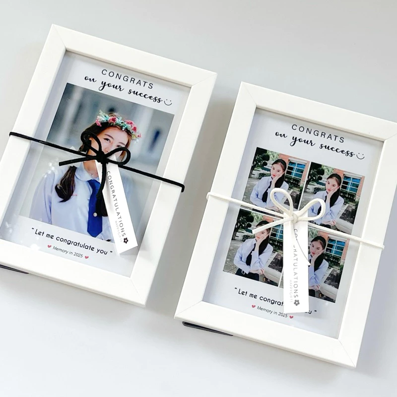 เตรียมพัสดุ 2 วัน ** กรอบรูปสีขาว พร้อมรูป ขนาด4x6นิ้ว